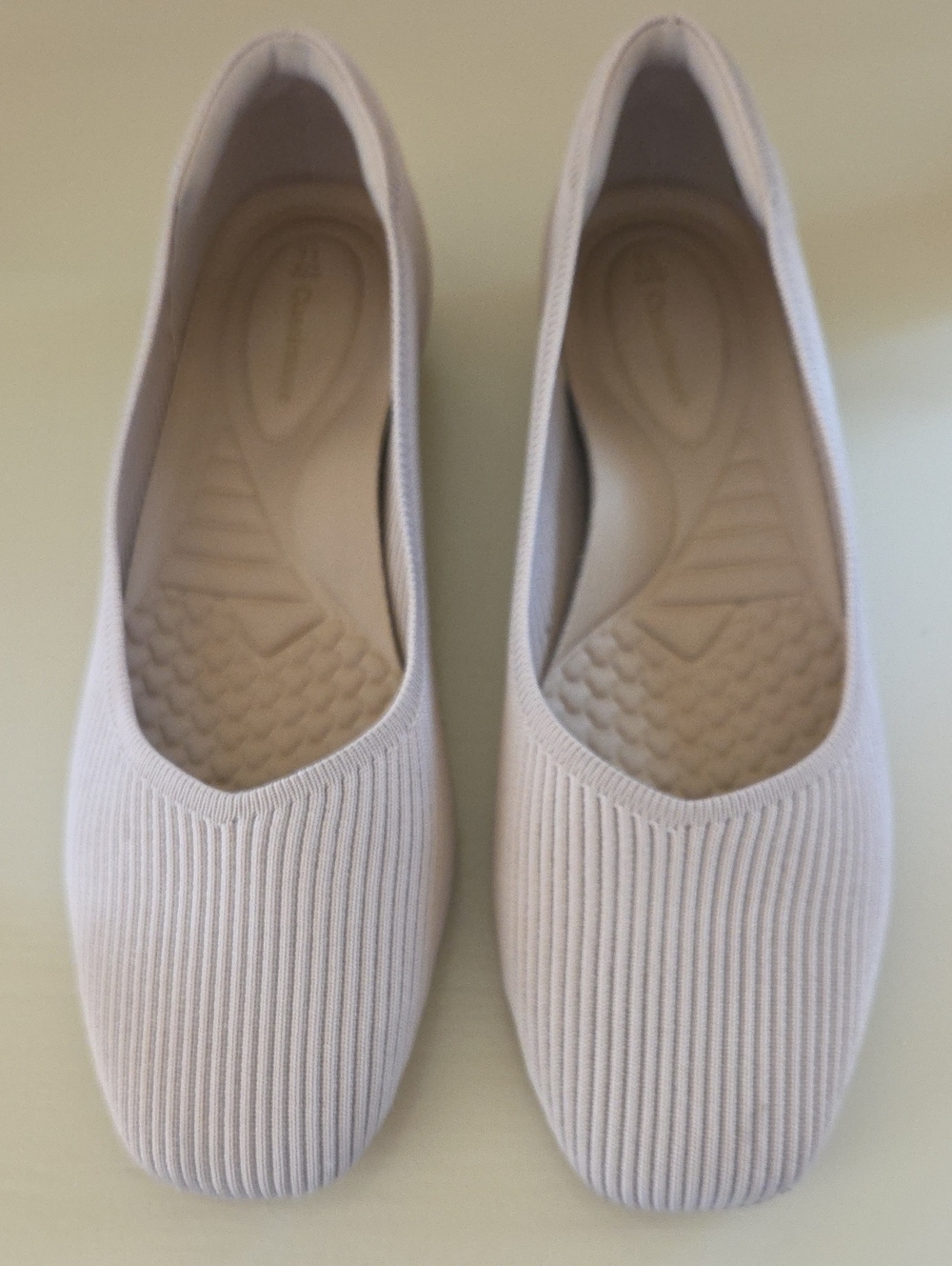 Cusolemore Women's Flats with Arch Support, Square Toe Ballet Flats, Size 11